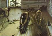 Gustave Caillebotte The Floor Strippers oil painting reproduction